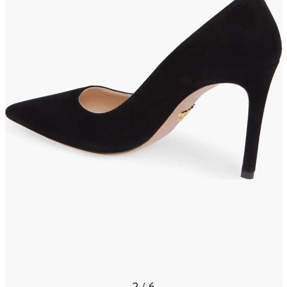 Prada pointed toe 85m suede stiletto - Picture 3 of 12